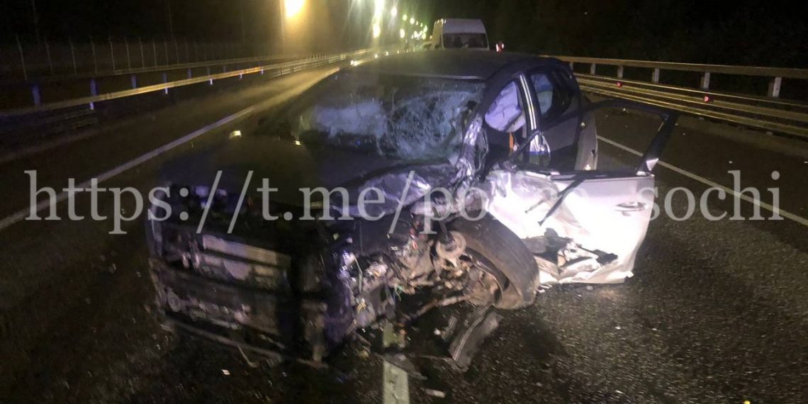 В Сочи уснувшая женщина устроила ДТП с тремя пострадавшими