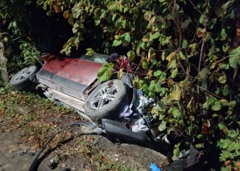 На Кубани женщина на Nissan врезалась в грузовик и погибла