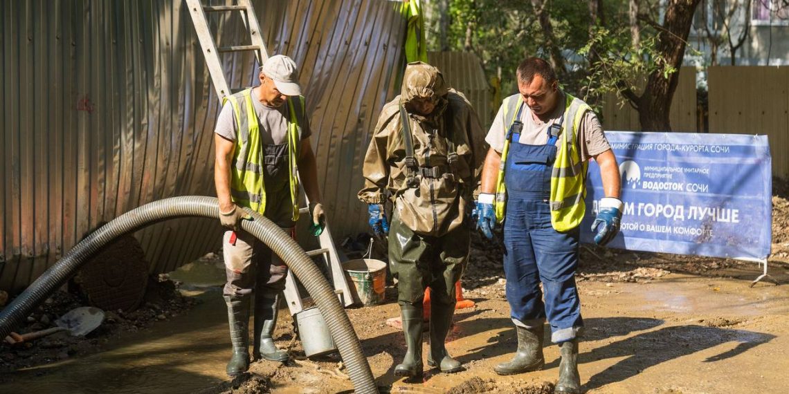 В Сочи инженерные сети готовят к сезону дождей