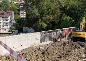 На месте оползня на Макаренко в Сочи завершаются работы