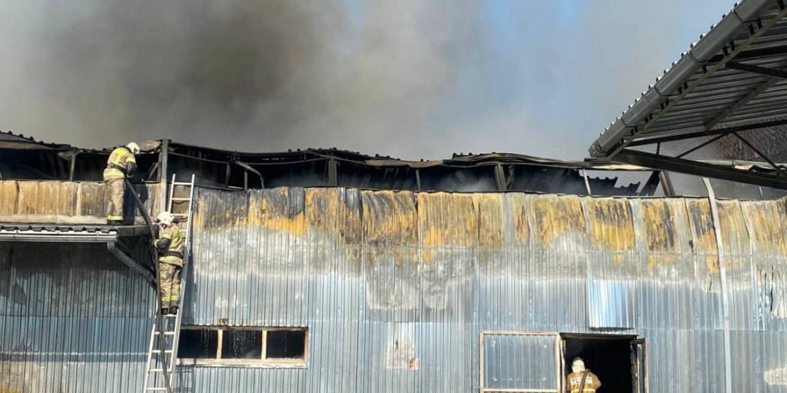 Крупный пожар на Кубани тушили почти 12 часов