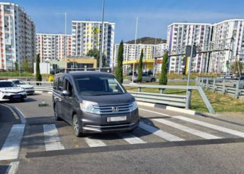 В Сириусе Honda сбила женщину на зебре