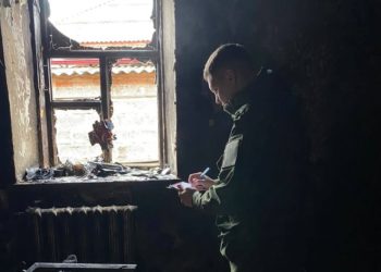 На пожаре в Ленинградском районе Кубани погибли мужчина и женщина