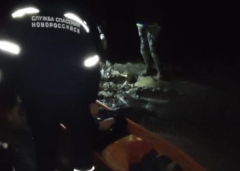 Под Новороссийском у водохранилища спасли мотоциклиста с повреждённой спиной