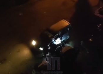 В Краснодаре водитель микроавтобуса выстрелил в напавшего на него мужчину