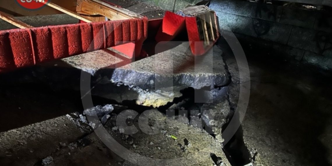 В Сочи назвали причину провала дороги на Вишневой