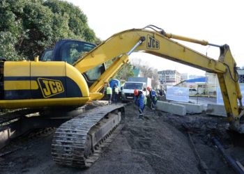 В Сочи восстанавливают магистральный коллектор на улице Пригородной