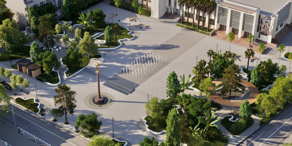 В Сочи благоустроят площадь у Центра национальных культур