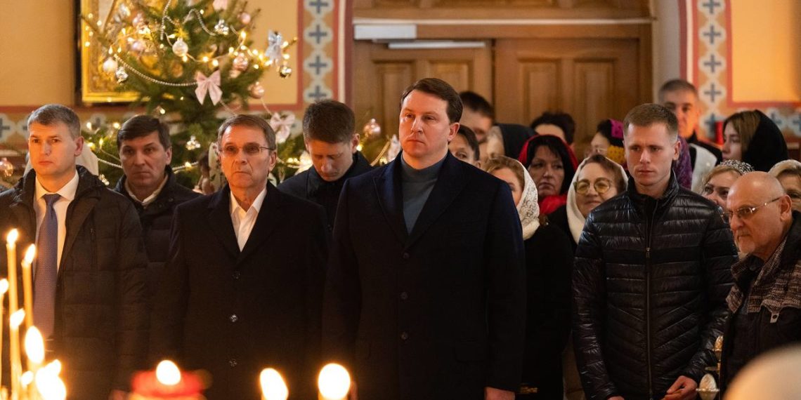 Копайгородский принял участие в божественной литургии в честь Рождества