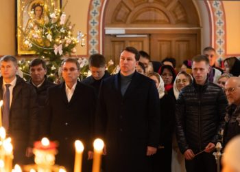 Копайгородский принял участие в божественной литургии в честь Рождества