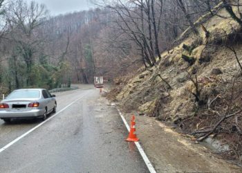 На трассу Джубга – Сочи сошел селевой поток
