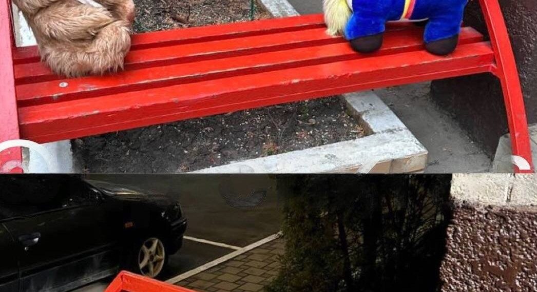 Жителей Краснодара напугали детские игрушки на лавочке