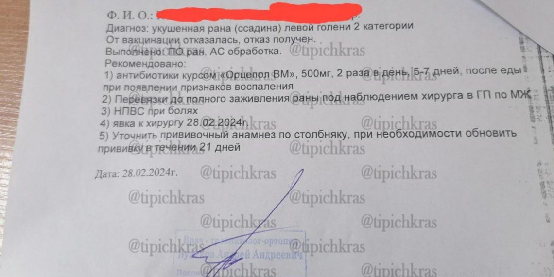 На жительницу Краснодара напала соседская собака, ей потребовалась медпомощь