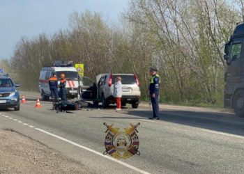 На Кубани Nissan насмерть сбил 32-летнего мотоциклиста