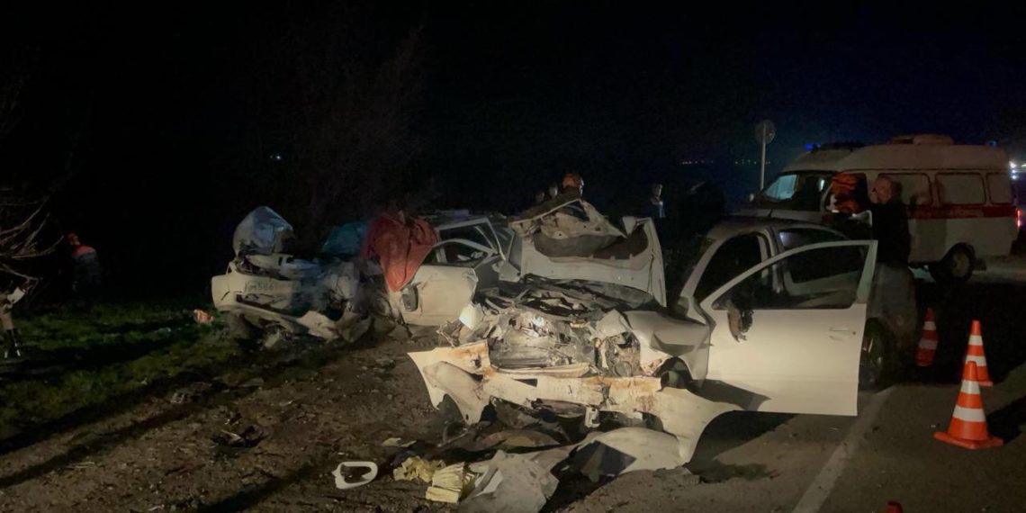 В ДТП в Тихорецком районе Кубани погиб один человек, еще шестеро пострадали