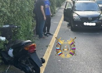 В Сочи пассажир иномарки устроил ДТП с двумя пострадавшими