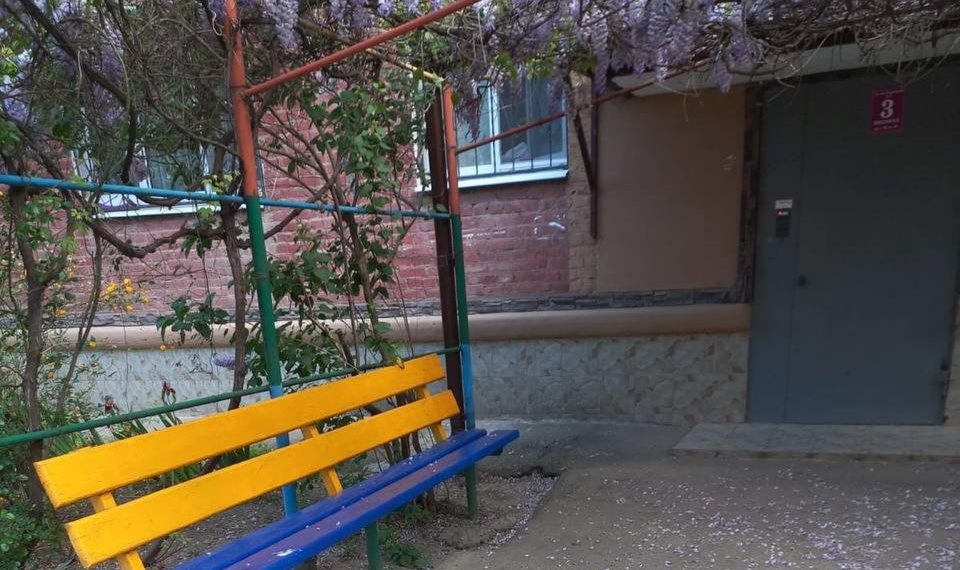 Жителей Краснодара возмутили лавочки, выкрашенные в цвета украинского флага