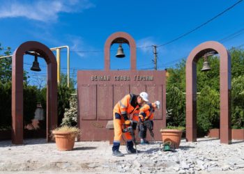 Копайгородский: в Верхнем Юрте реконструируют мемориал героям ВОВ