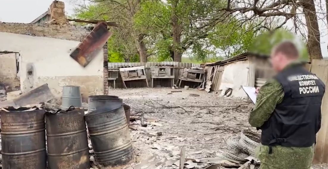 На Кубани пьяный мужчина заживо сжег свою сожительницу вместе с домом