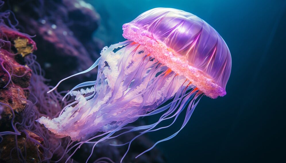 В море на пляже в Сочи сняли на видео нашествие медуз