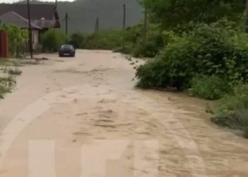 В Сочи подтопило аул Малый Кичмай