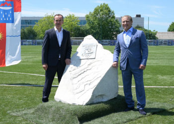 Кондратьев и Ротенберг заложили спортивный интернат ФК “Сочи”