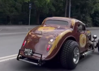 Удивительный автомобиль заметили на улицах Краснодара