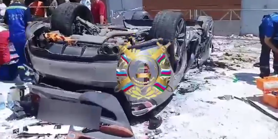 В Краснодаре полиция проверку по факту гибели трех человек в упавшем BMW