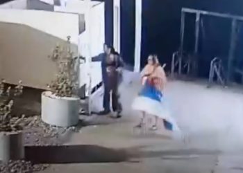 В Новороссийске две женщины украли флаг РФ и справили нужду возле пляжа