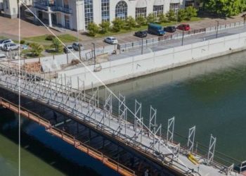 В Сочи начался третий этап строительства моста «Волшебный лист»