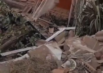 Появились кадры разрушенного дроном ВСУ дома в Славянске-на-Кубани