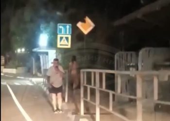 Голая женщина выбежала на дорогу в центре Сочи и прервала поездку таксиста