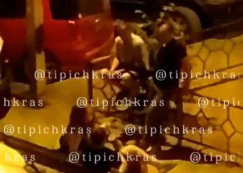 В Музыкальном районе Краснодара местные маргиналы устроили вечеринку на улице