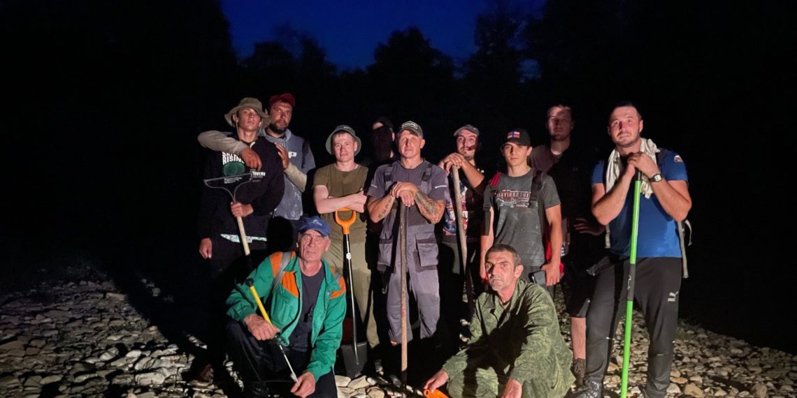 Жители села Кривенковское самостоятельно тушили пожар у горы Семашхо