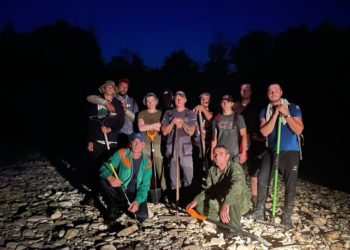 Жители села Кривенковское самостоятельно тушили пожар у горы Семашхо