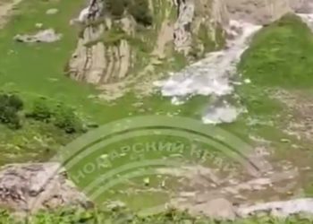 В горах Сочи летняя снежная лавина унесла жизнь девушки