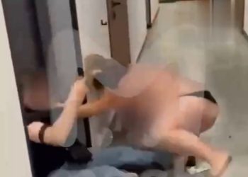 На Кубани голая женщина набросилась с вилкой на полицеского после просьбы убавить музыку