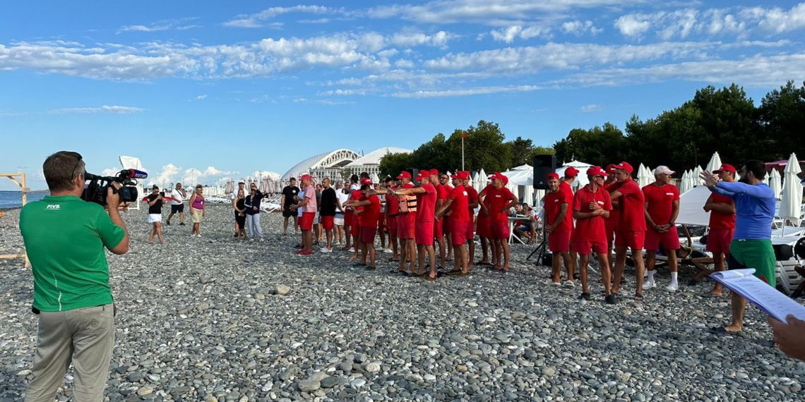 Спасатели пляжа «Роза Хутор» стали одними из лучших на соревнованиях «Сириус»