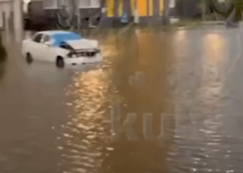 В Краснодаре дождь затопил 12 этажей новостройки