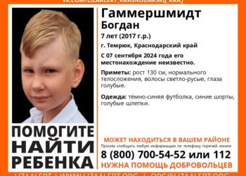 На Кубани без вести пропал 7-летний мальчик