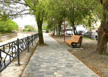 Прошунин: благоустройство набережной реки Псахе выполнено на 75%