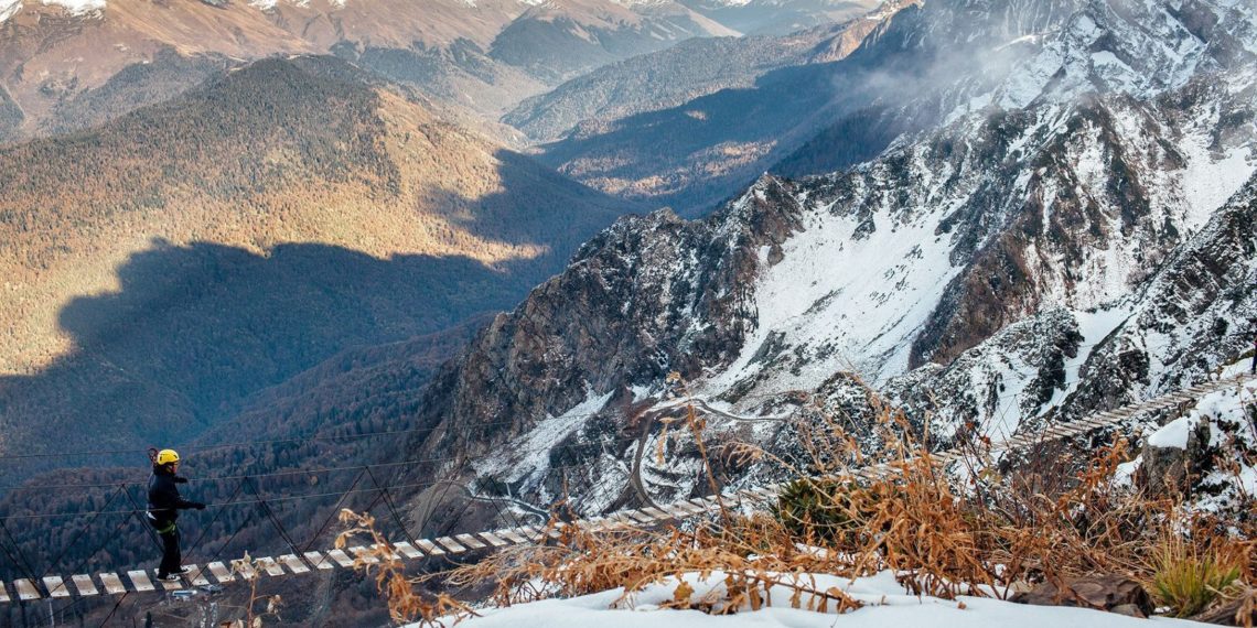 В Сочи обновили лучшую обзорную площадку горного кластера — Роза Пик