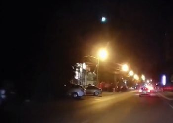 В небе над Краснодаром заметили яркий метеор