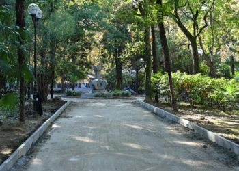 В Сочи благоустраивают два сквера между Платановой аллеей и загсом