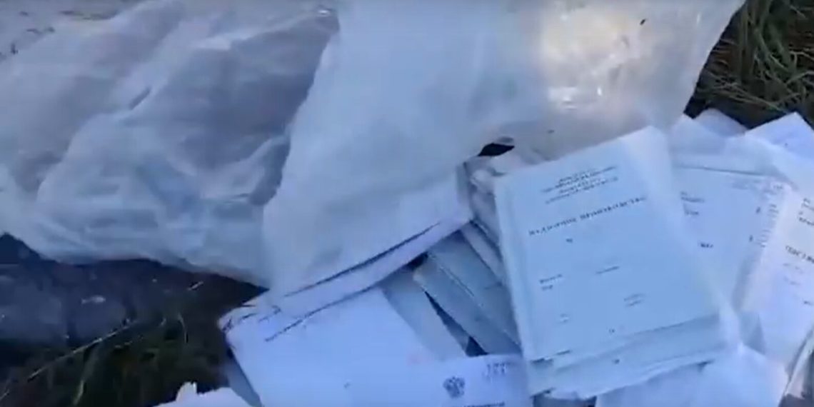 На помойке найдены возможные архивы Тимашевской прокуратуры и Следкома