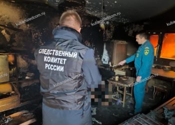 На пожаре в летней кухне в Краснодарском крае погиб 71-летний мужчина