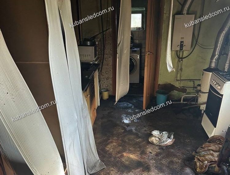 На пожаре в Краснодарском крае погиб 75-летний мужчина