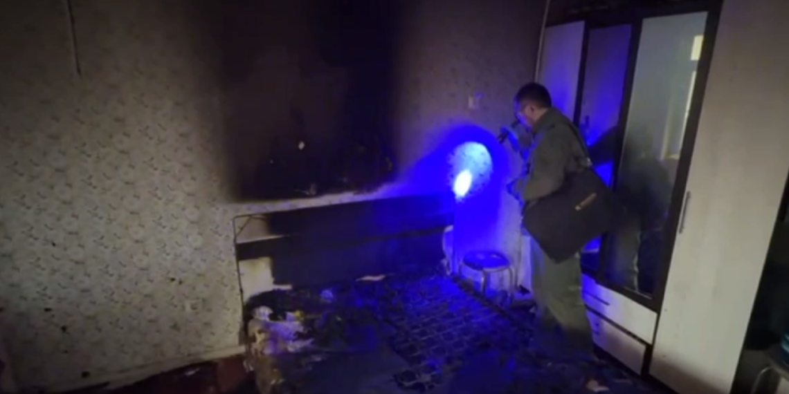 СК показал видео из квартиры на Кубани, где зарезали полицейского и его жену