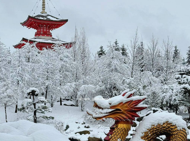 Новый год к нам мчится: в Краснодаре Японский сад изменит режим работы