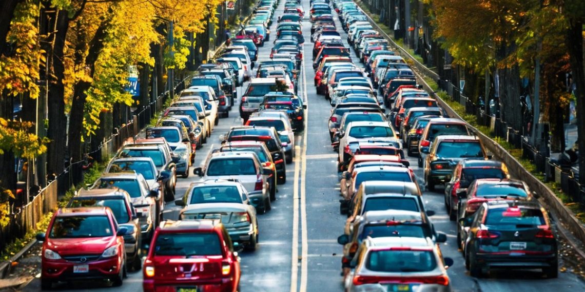 Огромные очереди наблюдаются сегодня на подъездах к Крымскому мосту